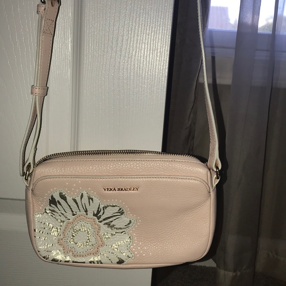 NWOT Vera Bradley leather crossbody bag